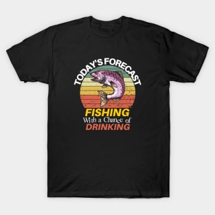 Fishing With a Chance of Drinking T-Shirt